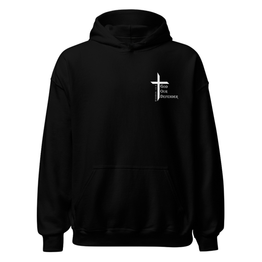 God Our Defender Signature Logo Hoodie