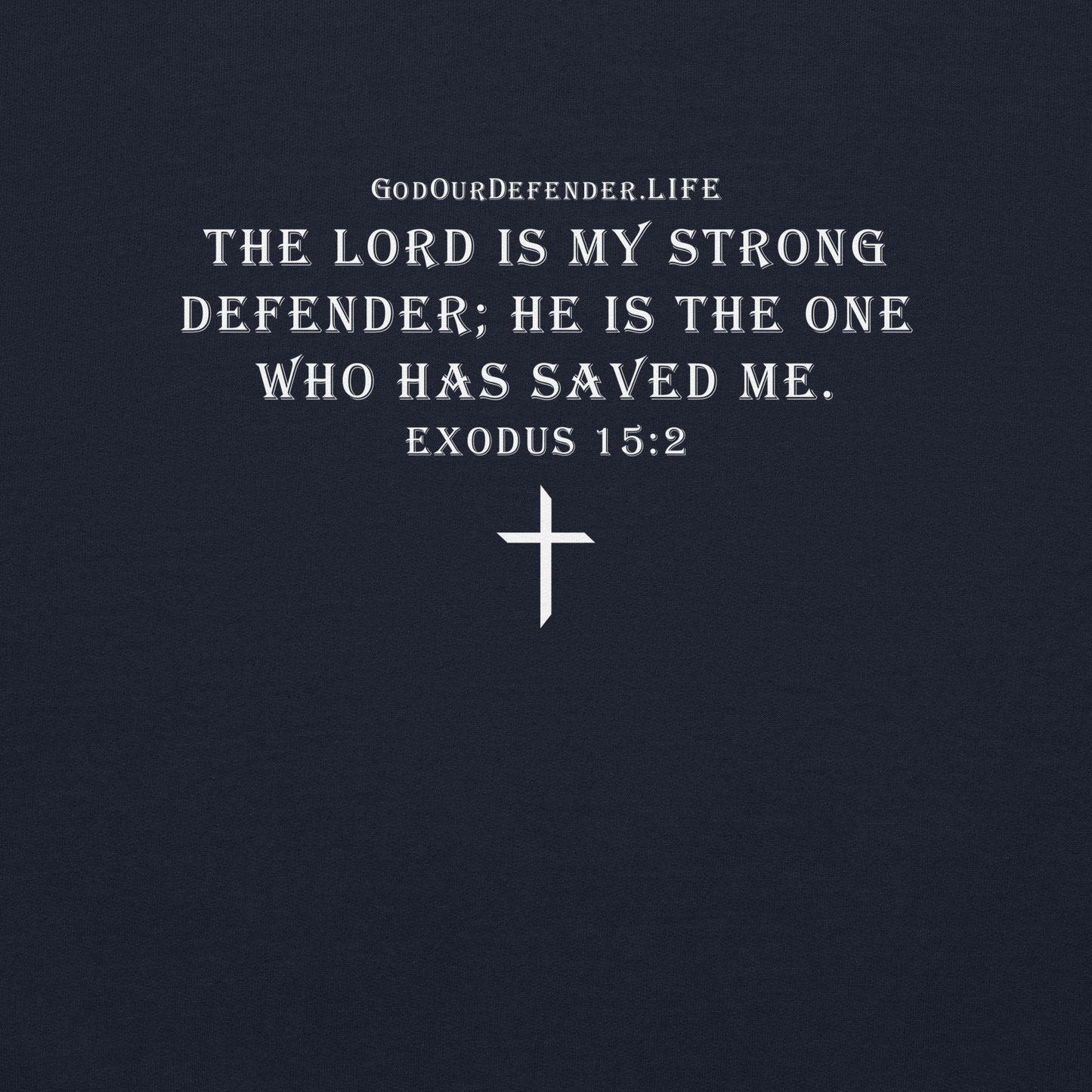 God Our Defender Signature Hoodie