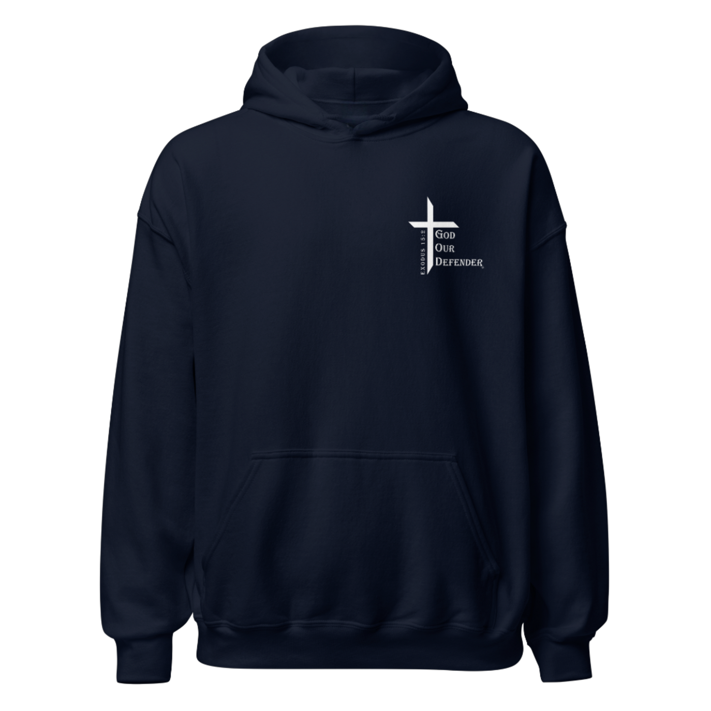 God Our Defender Signature Logo Hoodie