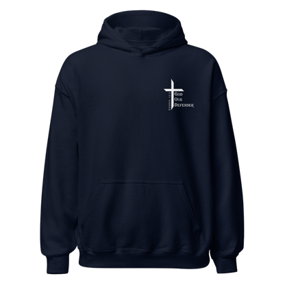 God Our Defender Signature Logo Hoodie