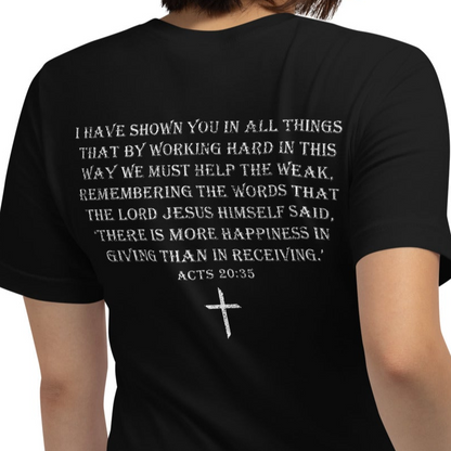 Giving Overcomes Discontent Tee