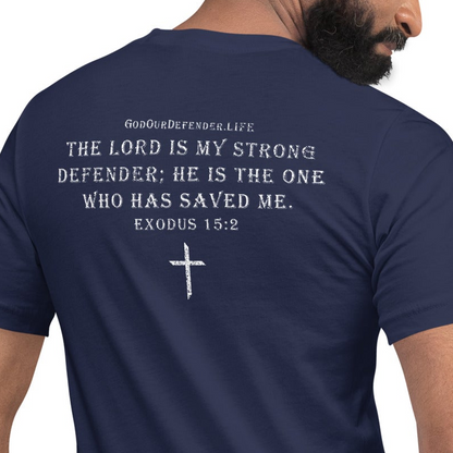 God Our Defender Signature Tee