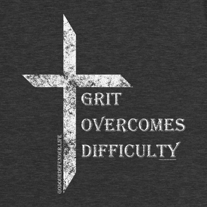 Women's Grit Overcomes Difficulty Tee