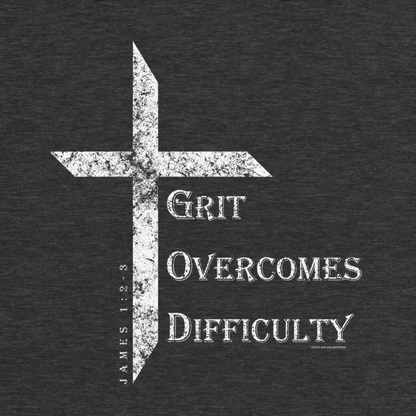 Women's Grit Overcomes Difficulty Tee