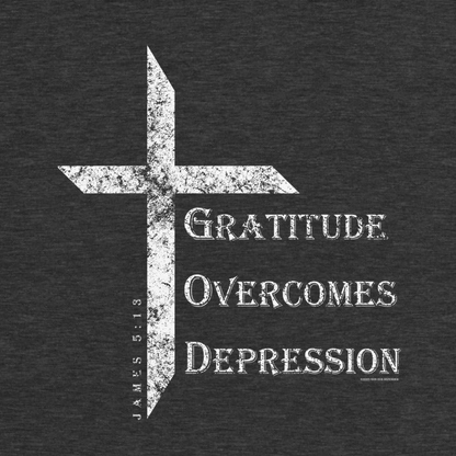 Women's Gratitude Overcomes Depression Tee