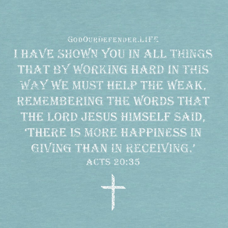 Women's Giving Overcomes Discontent Tee