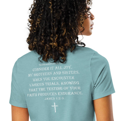 Women's Grit Overcomes Difficulty Tee