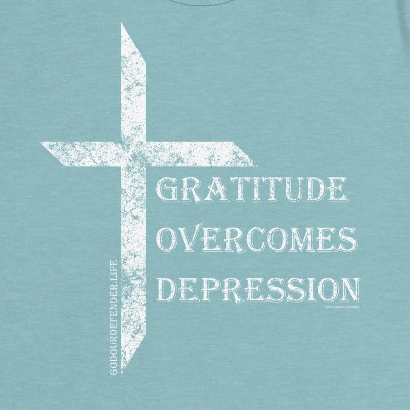 Women's Gratitude Overcomes Depression Tee
