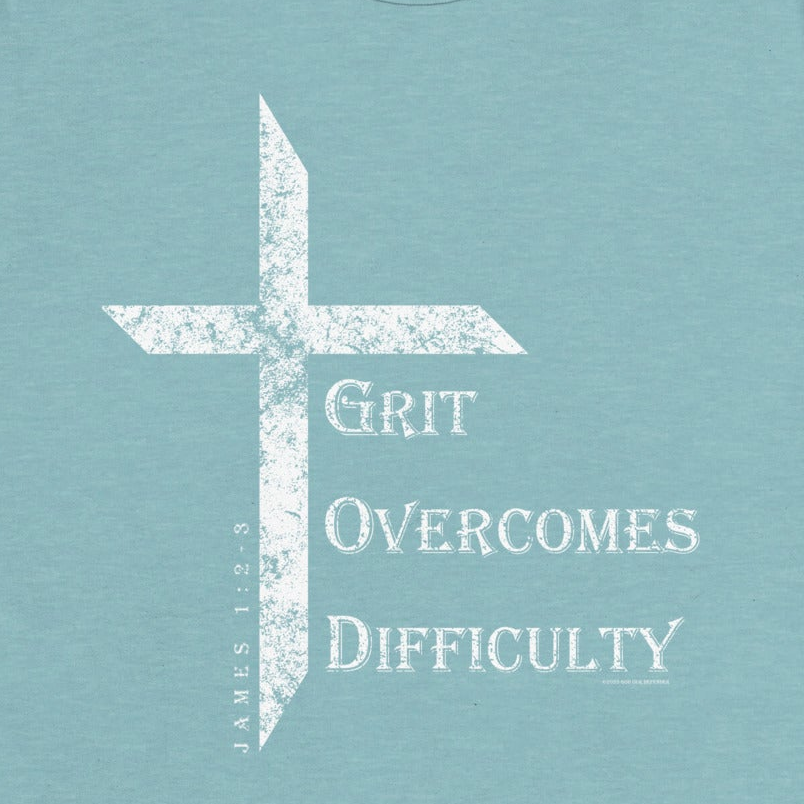 Women's Grit Overcomes Difficulty Tee