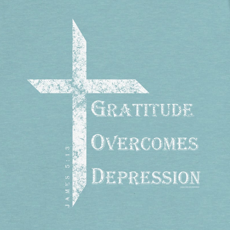 Women's Gratitude Overcomes Depression Tee