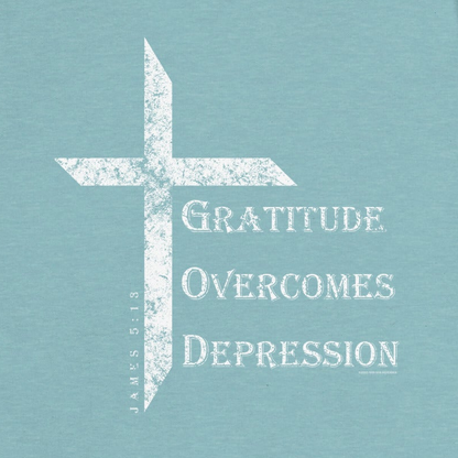 Women's Gratitude Overcomes Depression Tee