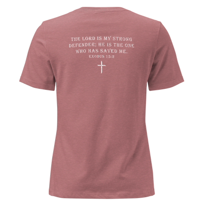 Women's God Our Defender Signature Tee