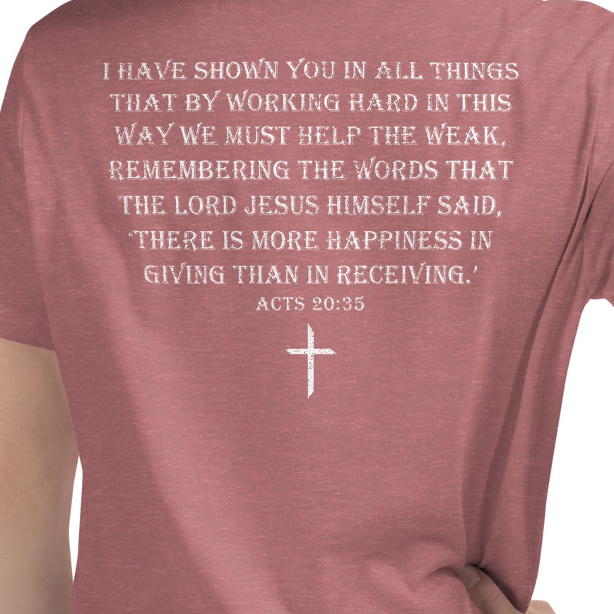 Women's Giving Overcomes Discontent Tee