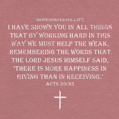 Women's Giving Overcomes Discontent Tee