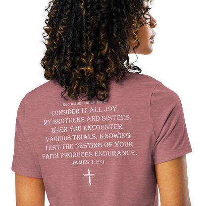 Women's Grit Overcomes Difficulty Tee