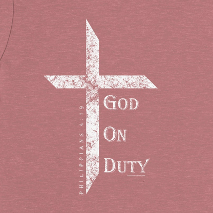 Women's God On Duty Tee