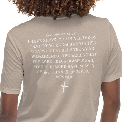 Women's Giving Overcomes Discontent Tee