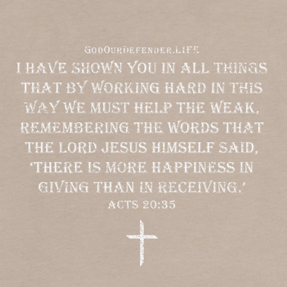 Women's Giving Overcomes Discontent Tee