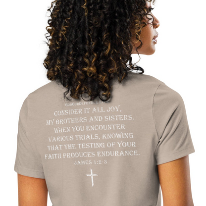 Women's Grit Overcomes Difficulty Tee