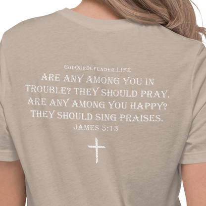 Women's Gratitude Overcomes Depression Tee