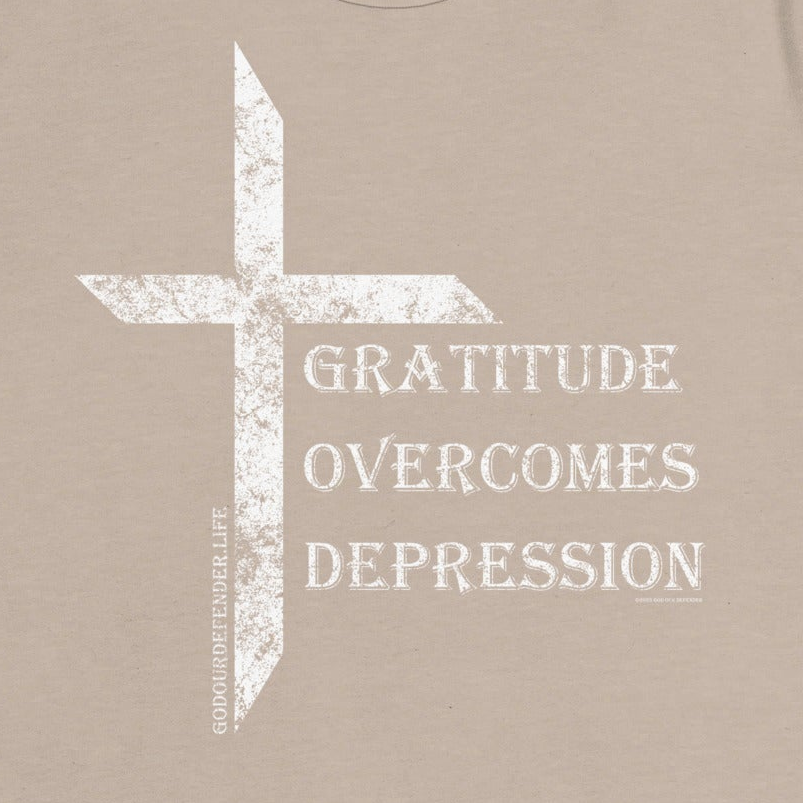 Women's Gratitude Overcomes Depression Tee