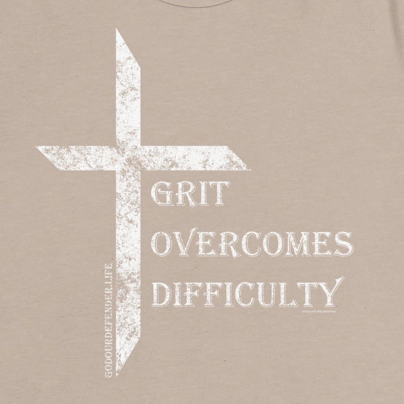 Women's Grit Overcomes Difficulty Tee