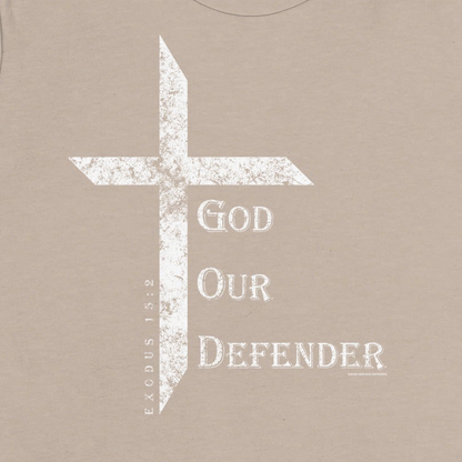 Women's God Our Defender Signature Tee