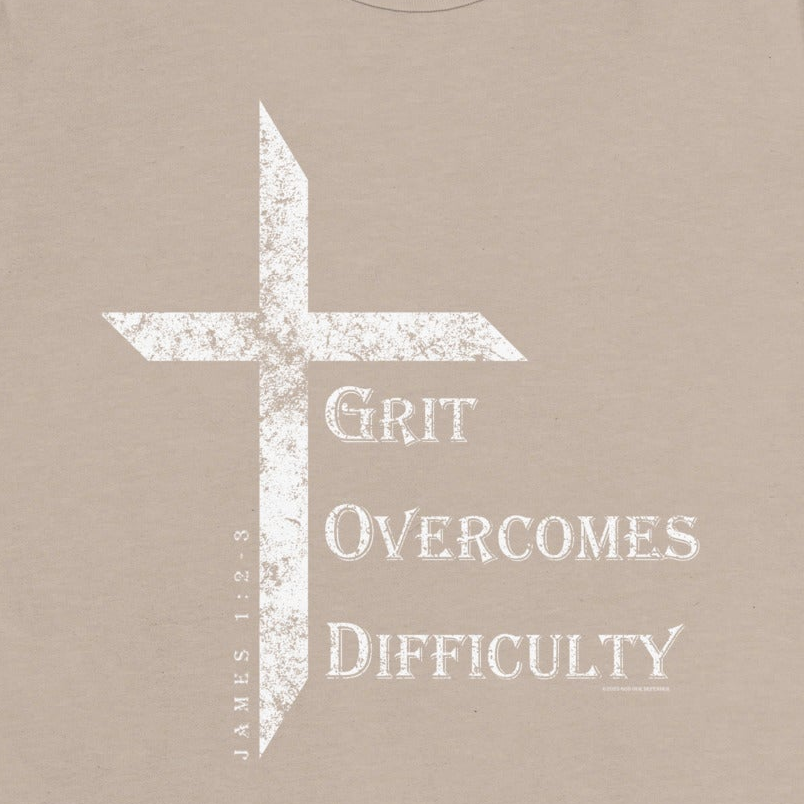 Women's Grit Overcomes Difficulty Tee