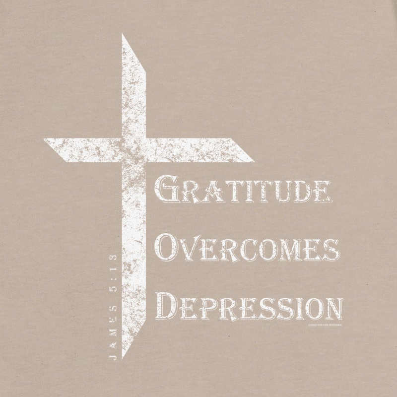 Women's Gratitude Overcomes Depression Tee
